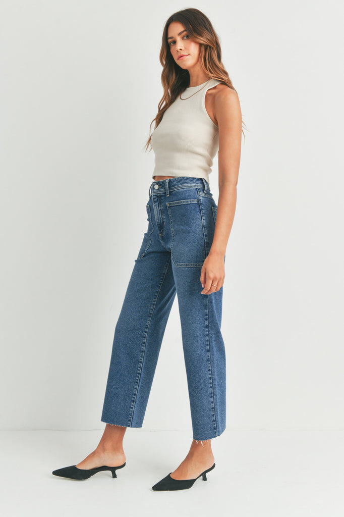 High Rise Utility Wide Leg - Medium