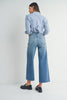 Scissor Cut Wide Leg - Medium Denim