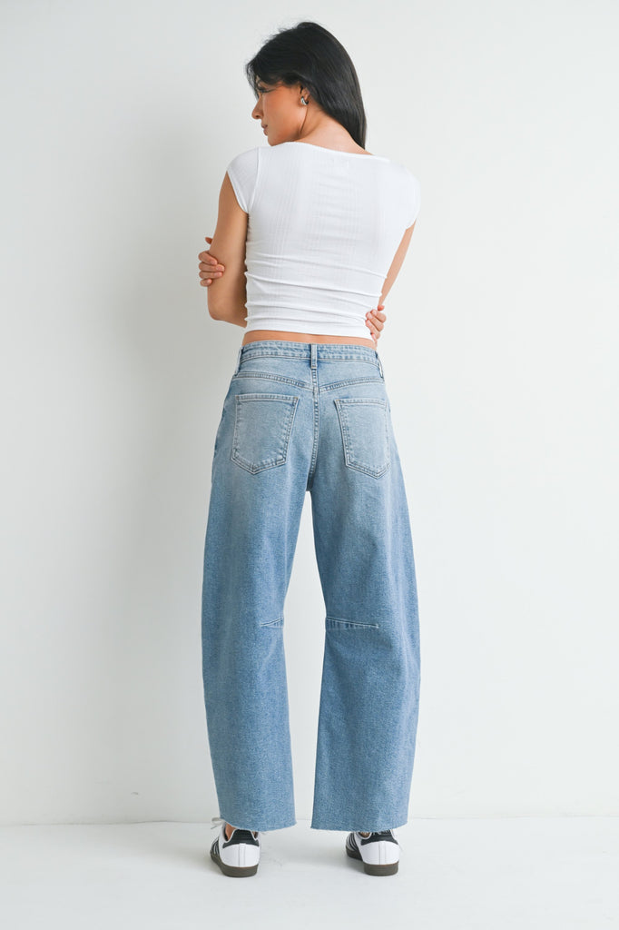 Barrel Denim - Medium Wash