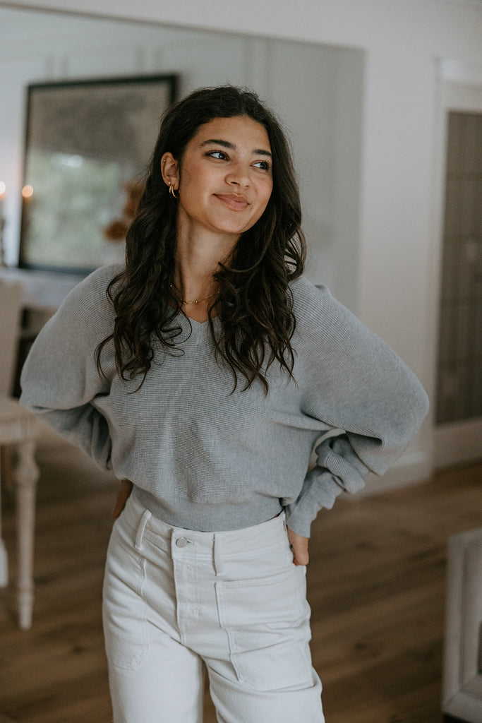 Classic Sweater - Heather Grey