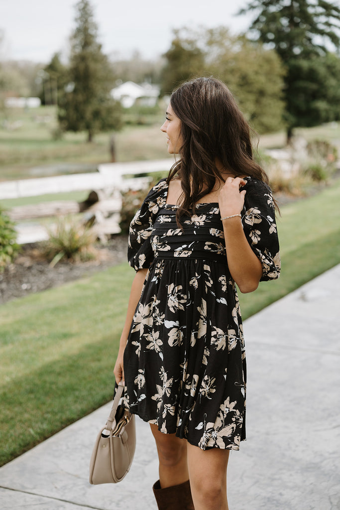 Floral Babydoll Fall Dress