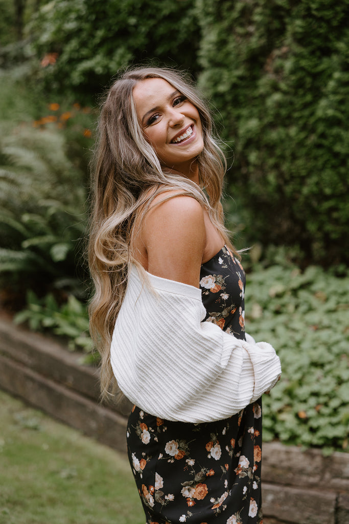 Cropped Ballet Shrug - Cream