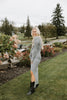 Long Sleeve Maxi Sweater Dress - Grey