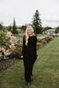 Long Sleeve Maxi Sweater Dress - Black