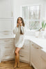 Turtleneck Sweater Dress - Ivory