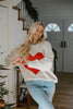 Knit Oversized Heart Sweater