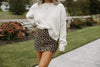 Leopard Mini Skirt