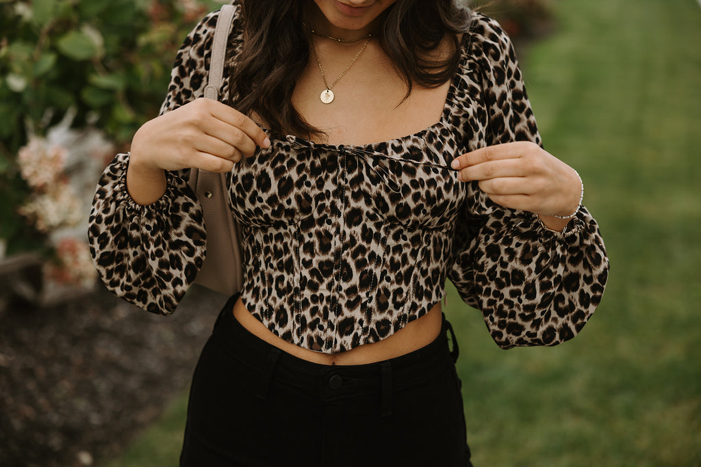 Corset Leopard Shirt