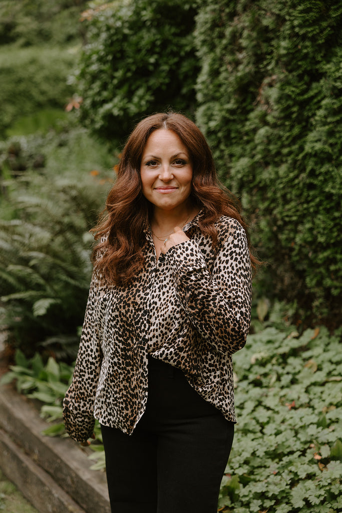 Leopard Print Blouse