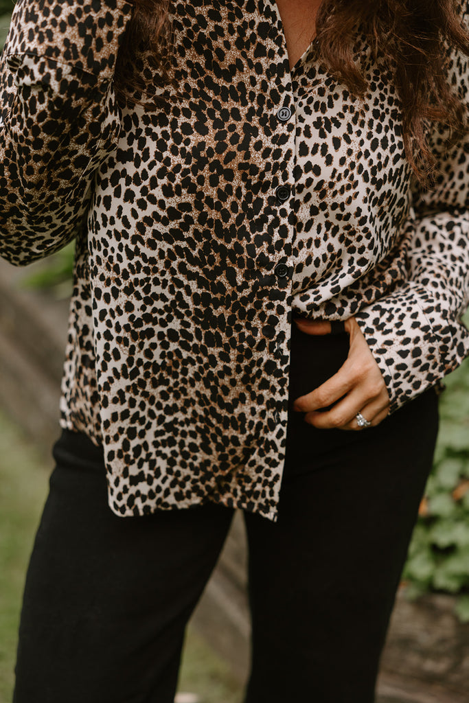 Leopard Print Blouse