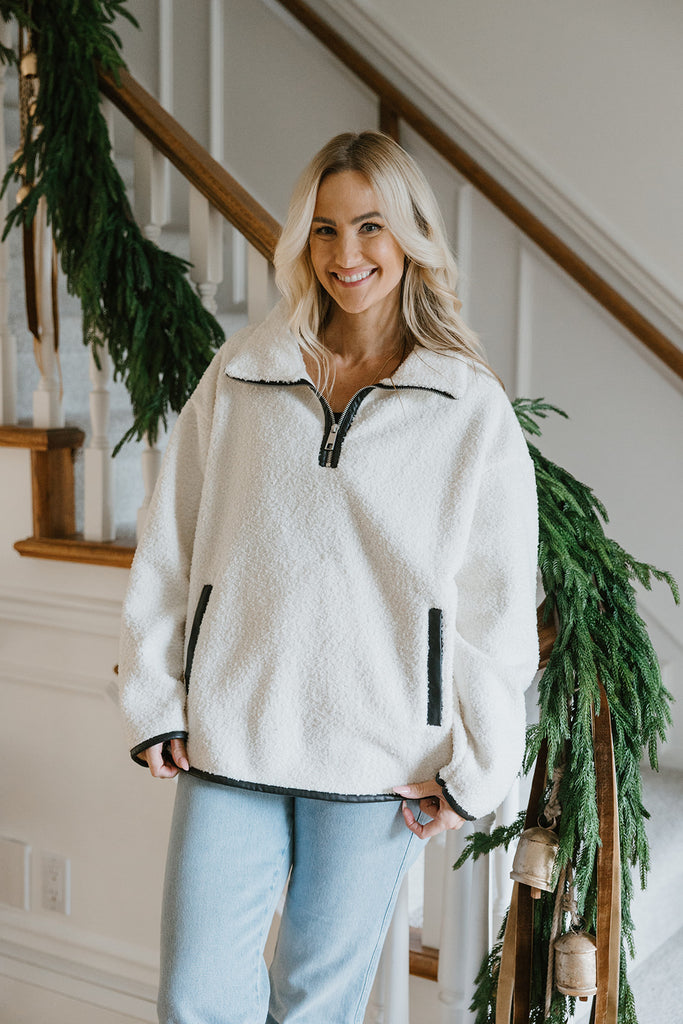 Super Soft Half Zip - Cream