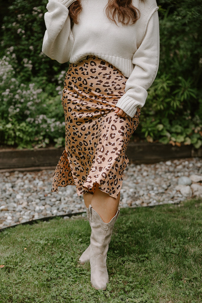 Time to Roar - Animal Print Skirt