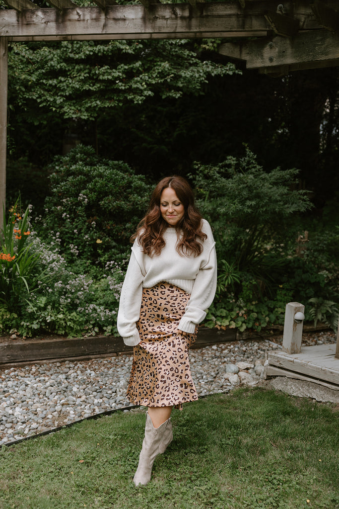 Time to Roar - Animal Print Skirt