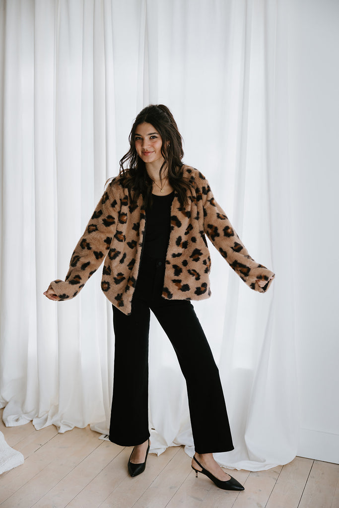 Leopard Fuzzy Jacket