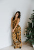 Floral Jumpsuit - Golden