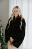 Faux Fur Jacket - Black