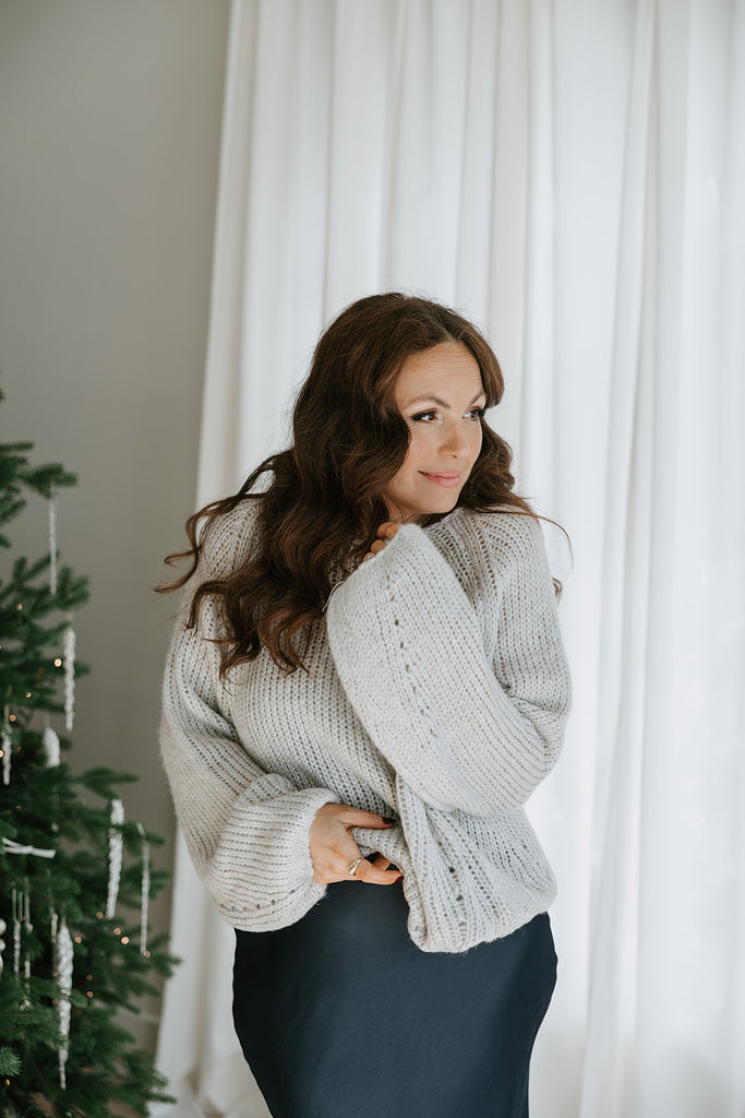 Holiday Sweater - Silver