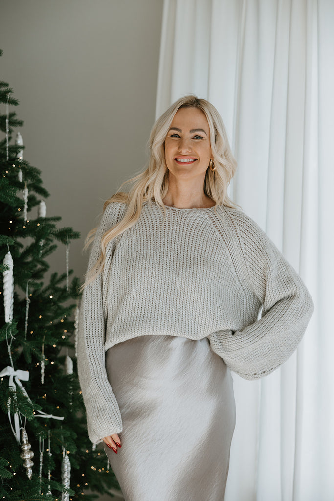 Holiday Sweater - Silver