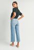 Slim Wide Leg Denim - Medium