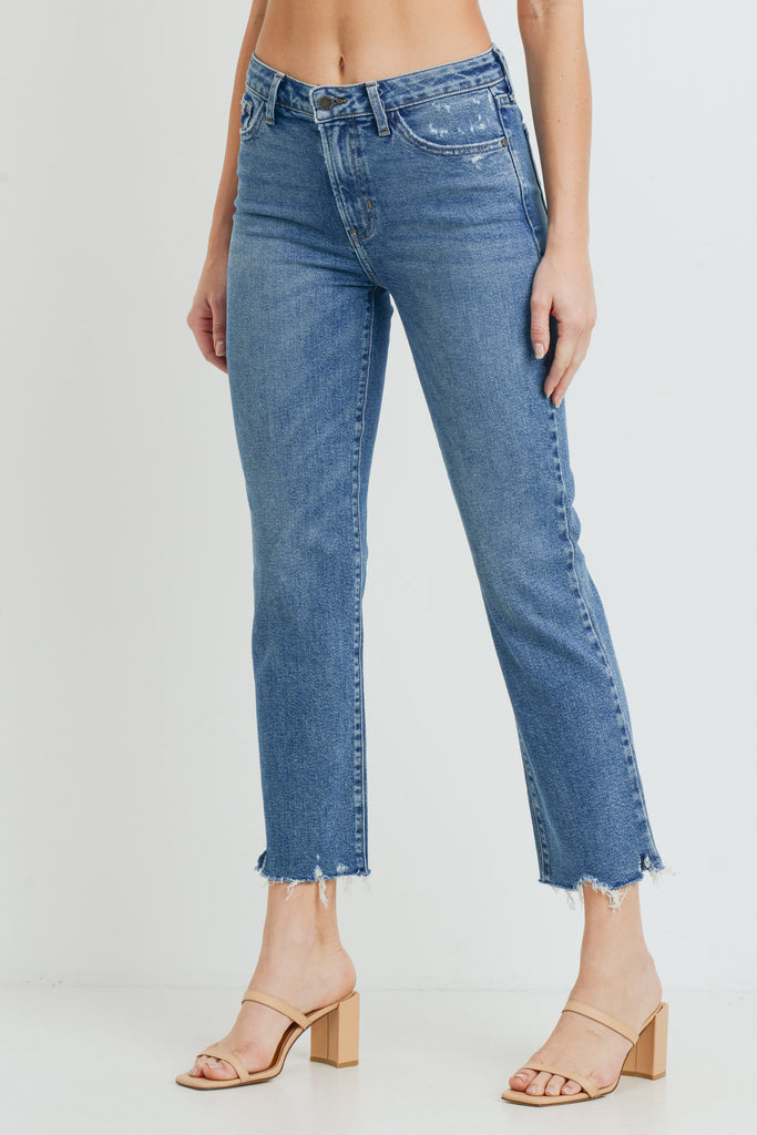 High Rise Vintage Straight - Medium Denim